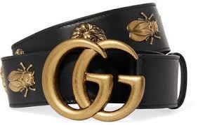 Gucci Embellished Leather Belt Black Vintage Gucci Belt Real Leather Belt Genuine Leather Belt