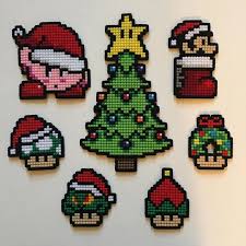 8 bit super mario cross stitch. 8 Bit Super Mario Cross Stitch Magnet Refrigerator Magnets Home Living Peacelovemarni Com