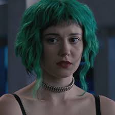 Ramona Flowers As A Bit Inspiration O Joy Peanotsmor Had Just The Right Haircut Green Is Also A Hood Colour Well I May Ch Green Hair Ramona Flowers Hair Gif