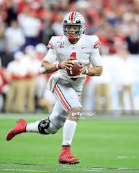 Ohio state buckeyes quarterback justin fields (1) warms up before a ncaa division i football game… Justin Fields Of The Ohio State Buckeyes Runs With The Ball In The Ohio State Buckeyes Football Ohio State Buckeyes Quotes Justin Fields