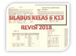 Silabus pendidikan agama islam dan budi pekerti kelas 6 sd kurikulum 2013 revisi 2018 tersebut silahkan diubah sesuai dengan keadaan guru dalam sahabat dunia pendidikan, demikianlah yang dapat disampaikan mengenai silabus pai dan bp kelas 6 sd kurikulum 2013 revisi 2018, semoga. Download Silabus Sd Kelas 6 Kurikulum 2013 Revisi 2018 Guru Berbagi