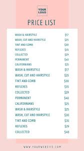 Price List Templates