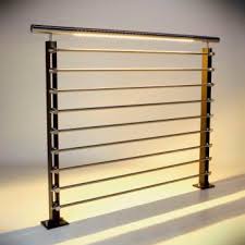 Buy stainless steel cable railing kits. Stainless Steel Railing Ferric Led Hdi Railing Systems Bar Glass Panel Indoor