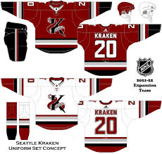 Hakstol previously led und to seven ncaa frozen four appearances in 11 seasons. 2021 22 Seattle Nhl Concepts Ice Hockey Jersey Hockey Jersey Nhl Logos