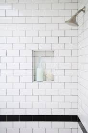 Black And White Shower Tile Interiors Bgdb Interior Design Subway Tile Showers Shower Tile Bathroom Inspiration