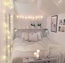 Maybe you would like to learn more about one of these? Pin By Sabrina Peace On Rooms White Bedroom Decor Romantic Bedroom Lighting Bedroom Design