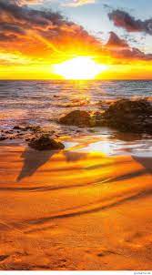 Looking for beautiful beach wallpapers? Sunset Hd Beach Iphone Wallpapers Data Src Sunset Beach Background Hd 1080x1950 Wallpaper Teahub Io