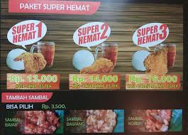 Resep sambal ayam geprek (source. Ayam Geprek Sa I Wonomulyo Home Facebook