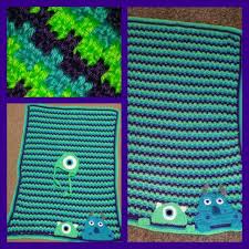 Explore a wide range of the best inc monster on besides good quality brands, you'll also find plenty of discounts when you shop for inc monster during big. Monsters Inc Theme Baby Blanket Crochet Baby Projects Baby Blanket Crochet Crochet Baby Gifts