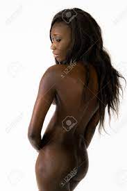 Schöne Junge Afrikanische Frau Sitzt Auf Withe Nackt Lizenzfreie Fotos,  Bilder Und Stock Fotografie. Image 17789508.