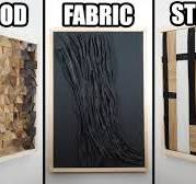 Quick & Easy DIY Fabric Wall Art - YouTube