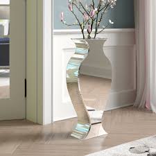 Add visual appeal to your living spaces. Grossi Rounded Mirrored Vase En 2020 Decoracion De Glamour Jarrones De Piso Jarrones Para Suelo