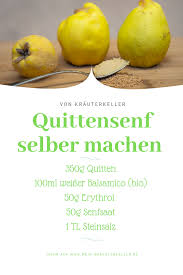 Quittensenf Selber Machen Krauterkeller Rezepte Senf Rezept Rezepte Lebensmittel Essen