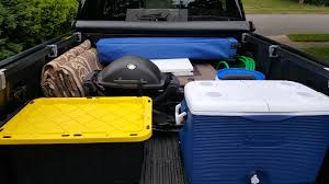 Whether you have a family van or cargo van, clearing out the back and throwing in an inflatable mattress is one of the easiest car camping methods. How To Organize Your Rv Camping Items Livin Life With Lori