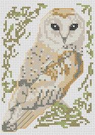 135w x 127h, corn cob stitch count: Barn Owl Cross Stitch Pattern Birds Series Etsy Cross Stitch Animals Cross Stitch Owl Owl Cross Stitch