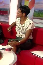 Naga munchetty shows off her legs in a green leather skirt! Leatheropera Leatheropera Twitter