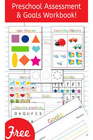 Preschool Assessment Goals Workbook Free Printable Make