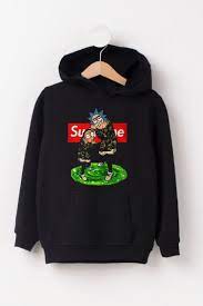Rick and morty characters hoodie get schwifty jacket. Rick And Morty Supreme Sweatshirt Buy Clothes Shoes Online