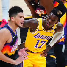 Devin booker's impact off the court has been equally impressive. Dennis Schroder Lakers Unhappy With Cheap Shot From Devin Booker Silver Screen And Roll