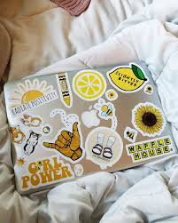 Shop unique artwork and more from your favorite games, shows and movies. Madedesigns Shop Redbubble Yellow Aesthetic Computer Sticker Laptop Stickers