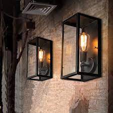 Outdoor Outside Wall Sconce Retro Wall Lamp Exterior Antique Wall Light Fixture Wall Sconces Bedroom Wall Sconces Living Room Sconces Living Room