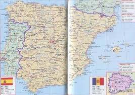 Seagull spanish chinese tourist map navigation. è¥¿ç­ç‰™åœ°å›¾ä¸­æ–‡ç‰ˆå…¨å›¾