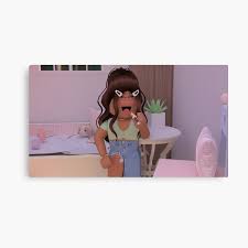 Hot milk snail s house roblox id. Aesthetic Roblox Girl Canvas Prints Redbubble