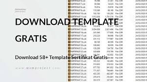 1 60+download template sertifikat psd, cdr, word, dsb. Download 58 Template Sertifikat Gratis Siap Pakai Cdr