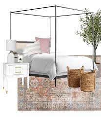 Restoration hardware french camelback bar stools. Super Sale Our Favorite Bed Frame How To Get The Look For Less The Everygirl