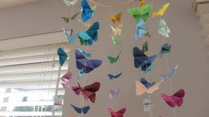 Diy butterfly mobile | with jennifer bosworth of shabby fabrics. Diy Butterfly Origami Mobile Youtube
