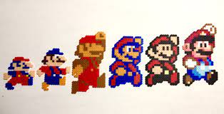 Evolution Of Mario Pixel Art Mario Geek Art