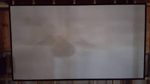 The approach taken here sheds the need to have a 2 piece. Diy Fixed Frame Projection Screen Redflagdeals Com Forums