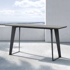 Tall, narrower than standard tables, and horizontally inclined, modern console tables lend themselves to any number of functions, limited only by need and imagination. Amsterdam Outdoor Console Table Gray Concrete Collectic Home