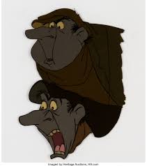 Horace and jasper watching tv while sergeant tibbs goes looking and finds the stolen puppies!all rights belong to disney 101 Dalmatians Horace And Jasper Production Cel Setup Walt Disney Lot 11165 Heritage Auctions