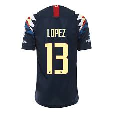 Club américa seite) und wettbewerbsseiten (champions league, 1. Kinder Fussball Nicolas Benedetti 14 Auswartstrikot Konigsblau Trikot 2019 20 Hemd