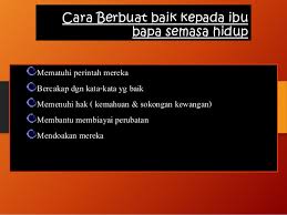 Ya allah, sesungguhnya aku mempunyai bapak dan ibu yang sudah. Psi F5 Ayat Hukum Berbakti Kepada Ibu Bapa