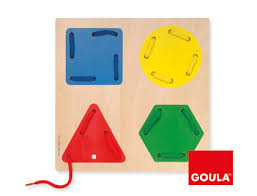 As formas geométricas estão por toda parte, trazendo com elas noções de espaço e forma. Estudantina Office Center Jogo Goula Didatico Enfiar Formas Geometricas