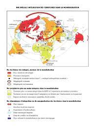 Croquis sur l'inégale intégration des territoire dans la mondialisation. Croquis Une Inegale Integration Des Territoires Dans La Mondialisation