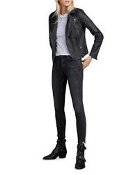 Allsaints Cargo Quilted Leather Biker Jacket Women Bloomingdale S In 2020 Leather Jacket Style Leather Jackets Women Biker Jacket