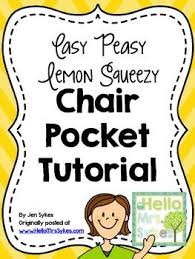 Sew Your Own Chair Pockets Disclaimer I Am Not A Fabulous Seamstress I Can Operate A Sewing Machine An Chair Pockets Classroom Chair Covers Classroom Chairs