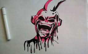 17 Badass Kid Buu Drawings Kids Drawing Drawingpencilwiki Com In 2020 Dragon Ball Tattoo Dragon Ball Image Dbz Drawings