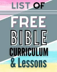 Questions class book workbook before. Great Big List Of Free Bible Lessons And Curriculum For Homeschool