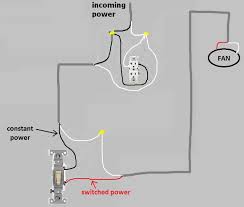 Ceiling fan wiring diagram 2 switches at manuals library. Wiring New Ceiling Fan To Existing Light Switch Diy Home Improvement Forum
