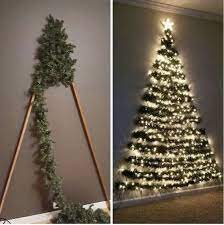 Space Saver Christmas Tree Wall Christmas Tree Flat Christmas Tree Christmas Decor Diy