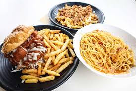 My first taste of it was at the loy sum juan restaurant, located at pearl's hill. Bestin Serving The Best Feast Like A King Literally On Har Cheong Gai Burgers Pulled Pork Fries
