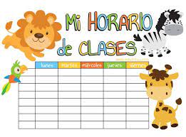 Como tenemos clases en distintos horarios y días, puedes elegir la clase que más convenga a tu hijo. Printables De Horarios Para Ninos Horario Para Ninos Horario De Clases Horario Escolar Imprimible