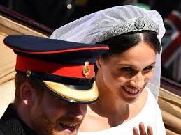 The history behind meghan markle's tiara. The History Of Meghan Markle S Wedding Tiara Queen Mary S Diamond Bandeau Vogue