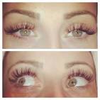 Individual mink eyelash extensions