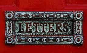 Used To Love To Hear The Mail Drop Lettering Letter Box Mailbox