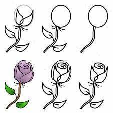 Bloemen Tekenen En Schilderen Rozen Zelfkunstmaken Nl